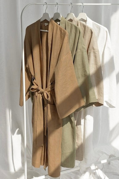Linen Shawl Robes | Style With Breathable Comfort  Cloud9linens