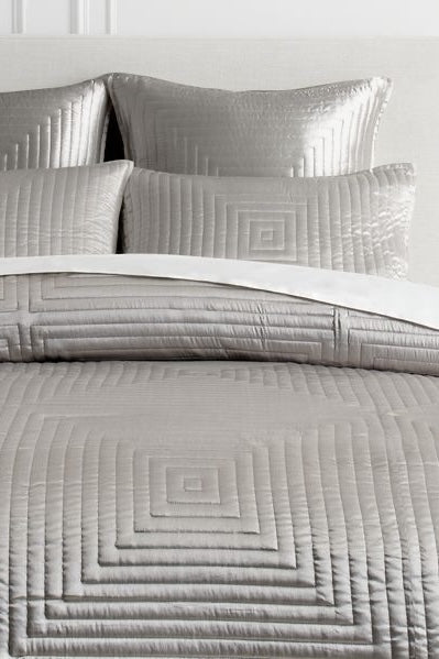 Sia Silver Duvet Cover Set
