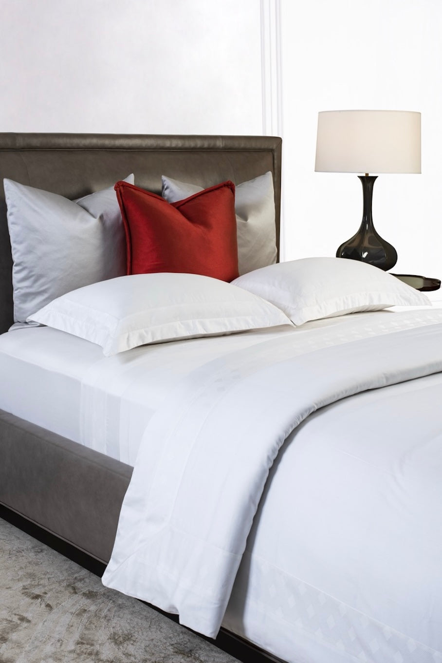 La Rosa White Duvet Cover