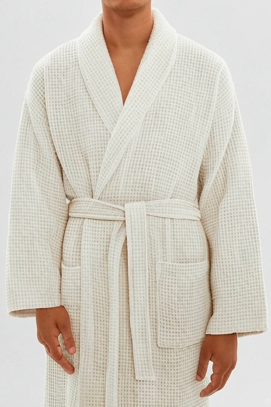 Waffle Shawl Bath Robes