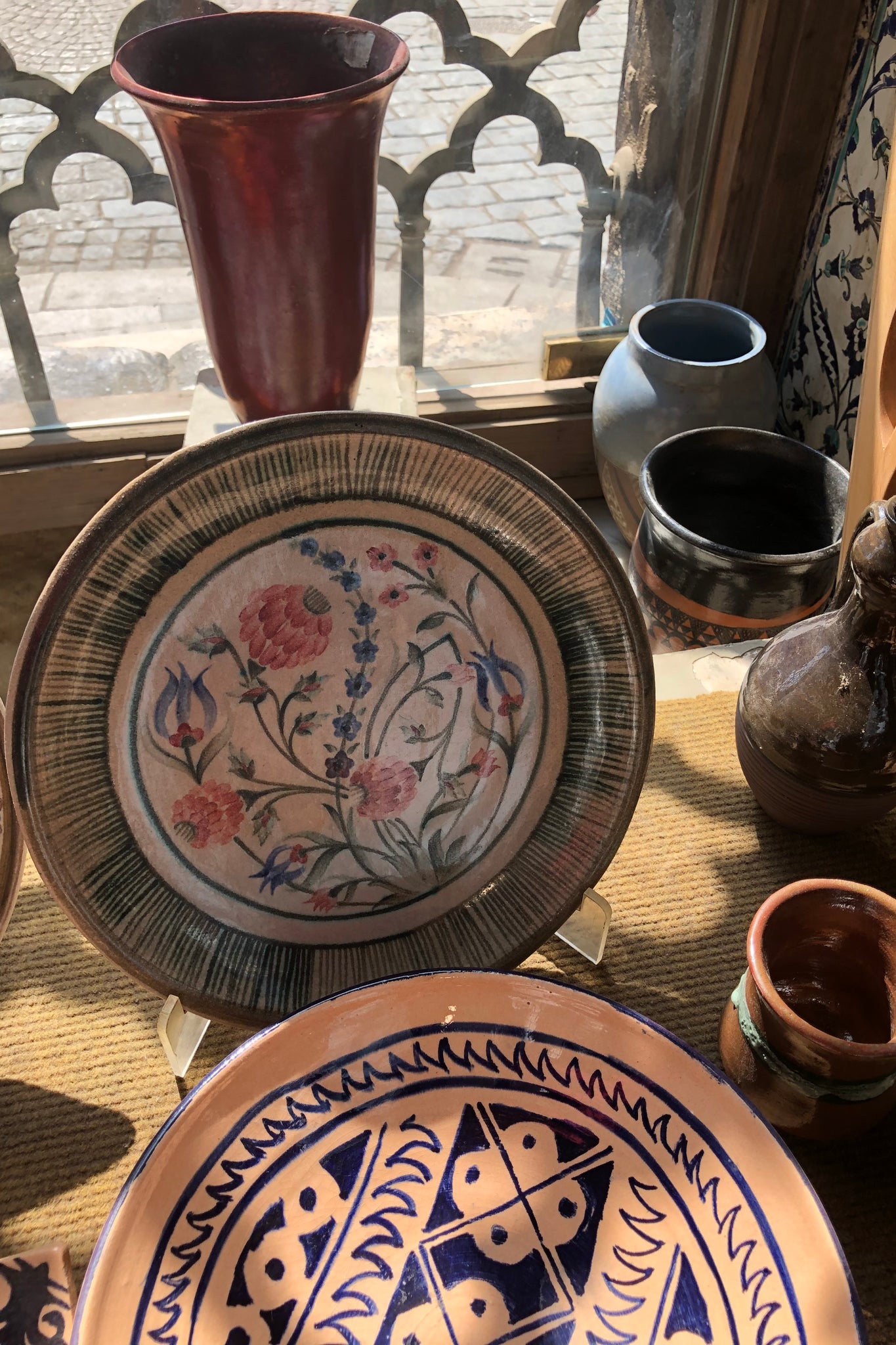 Vintage Plate Set Rose