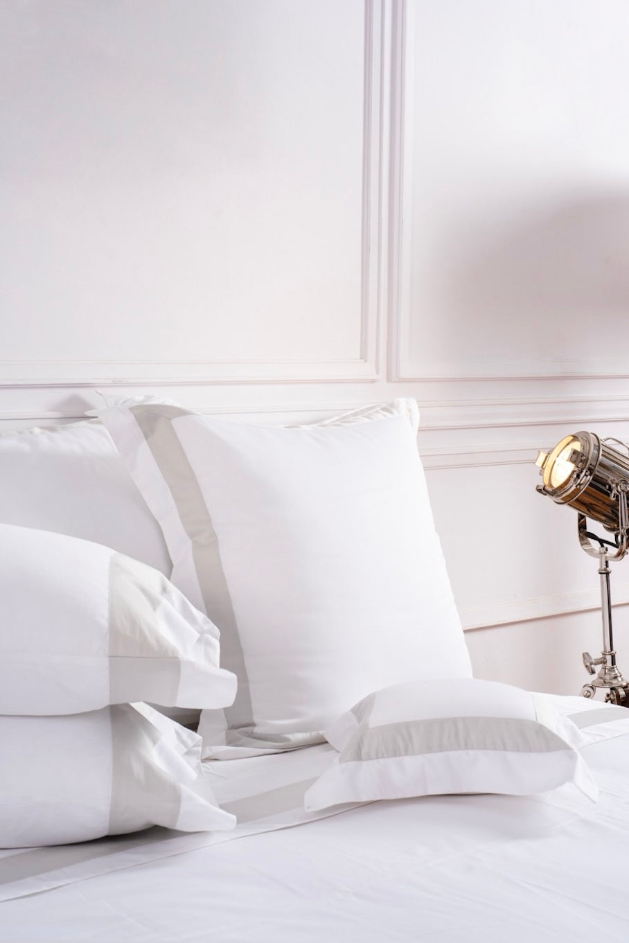 Capri Silver Pillowcases