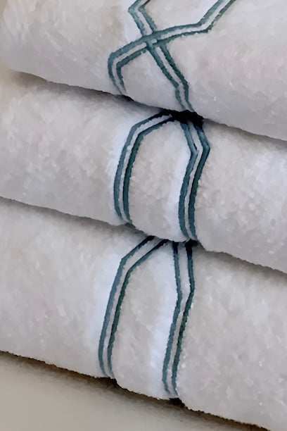 Ceasar Turquoise Towels