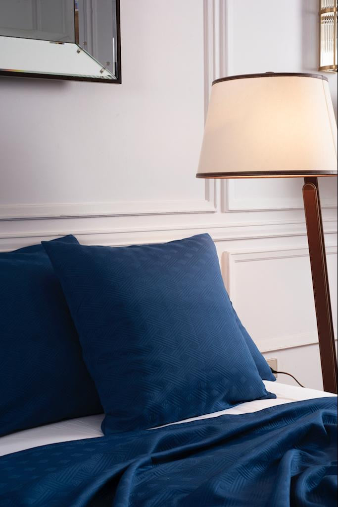 Eva Royal Blue Euro Sham