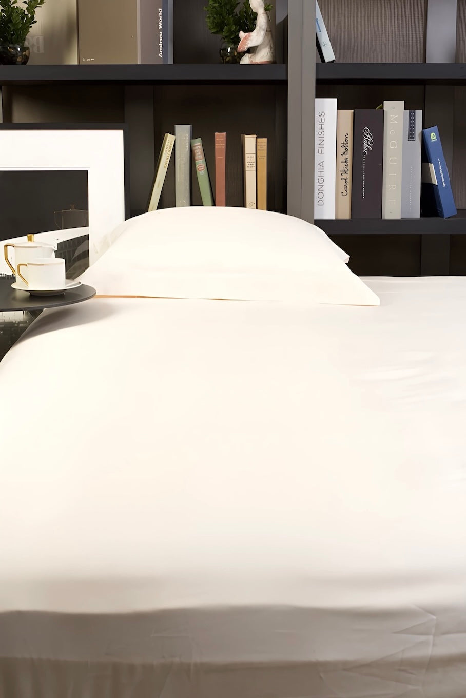 Sia Beige Fitted Sheet Set