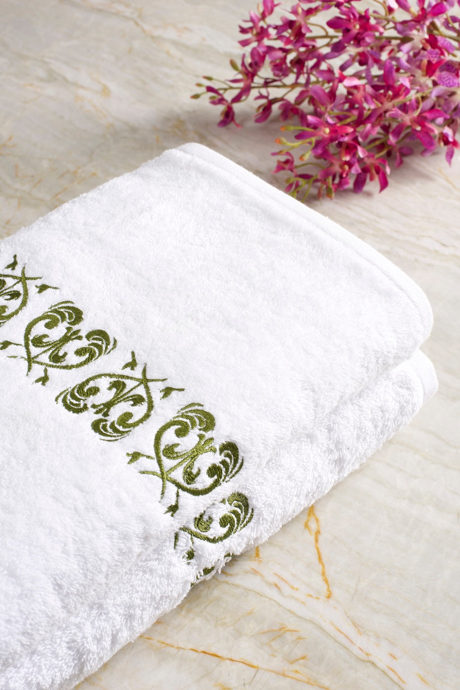 Sofie Olive Towel Set